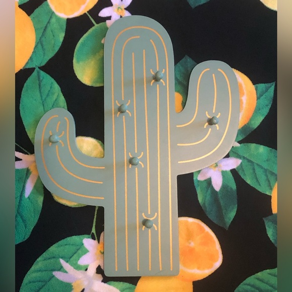 Other - Cactus Wall Decor Hook - Green